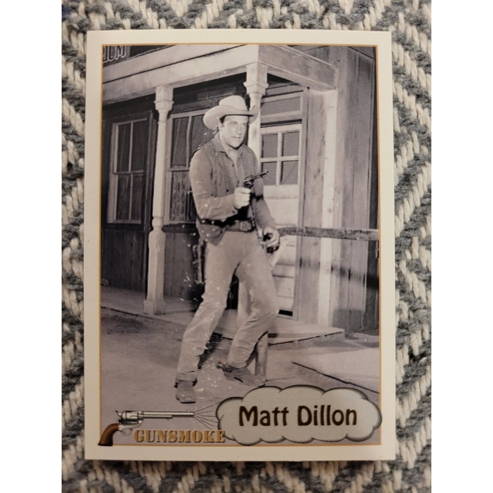 Vintage 1993 Gunsmoke Trading Card #16 Matt Dillon